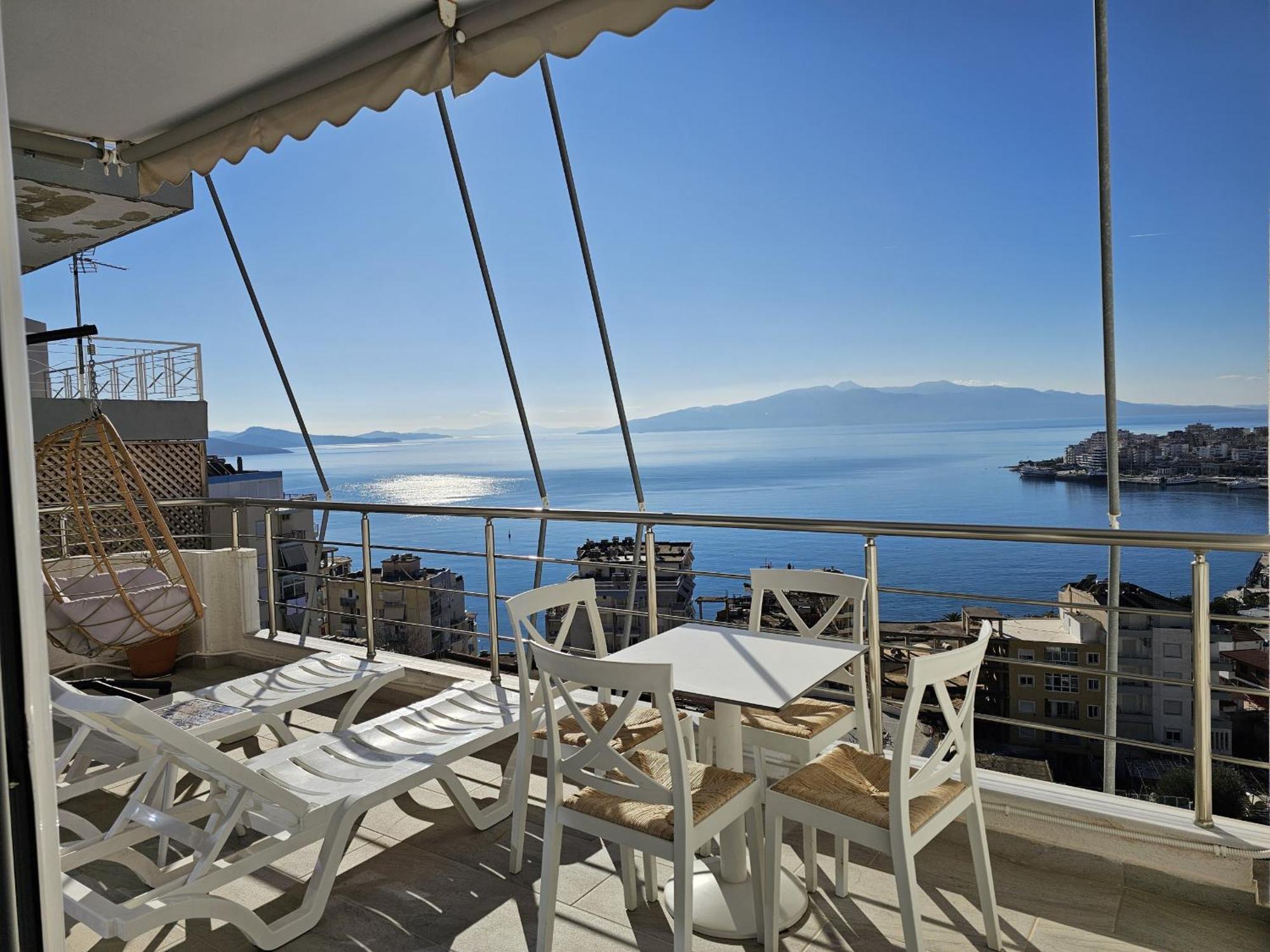 Panorama View Apartments Saranda Kültér fotó