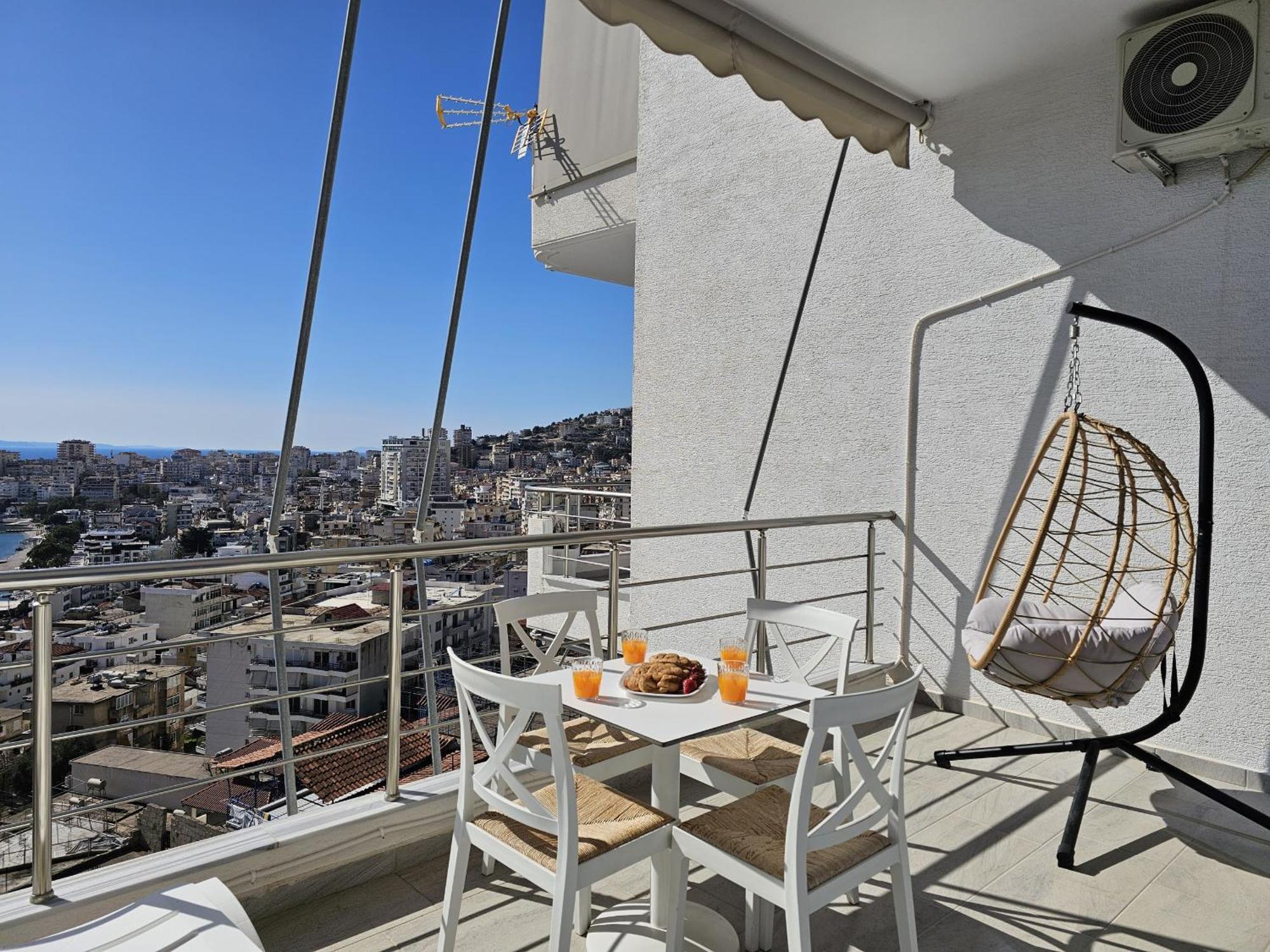 Panorama View Apartments Saranda Kültér fotó