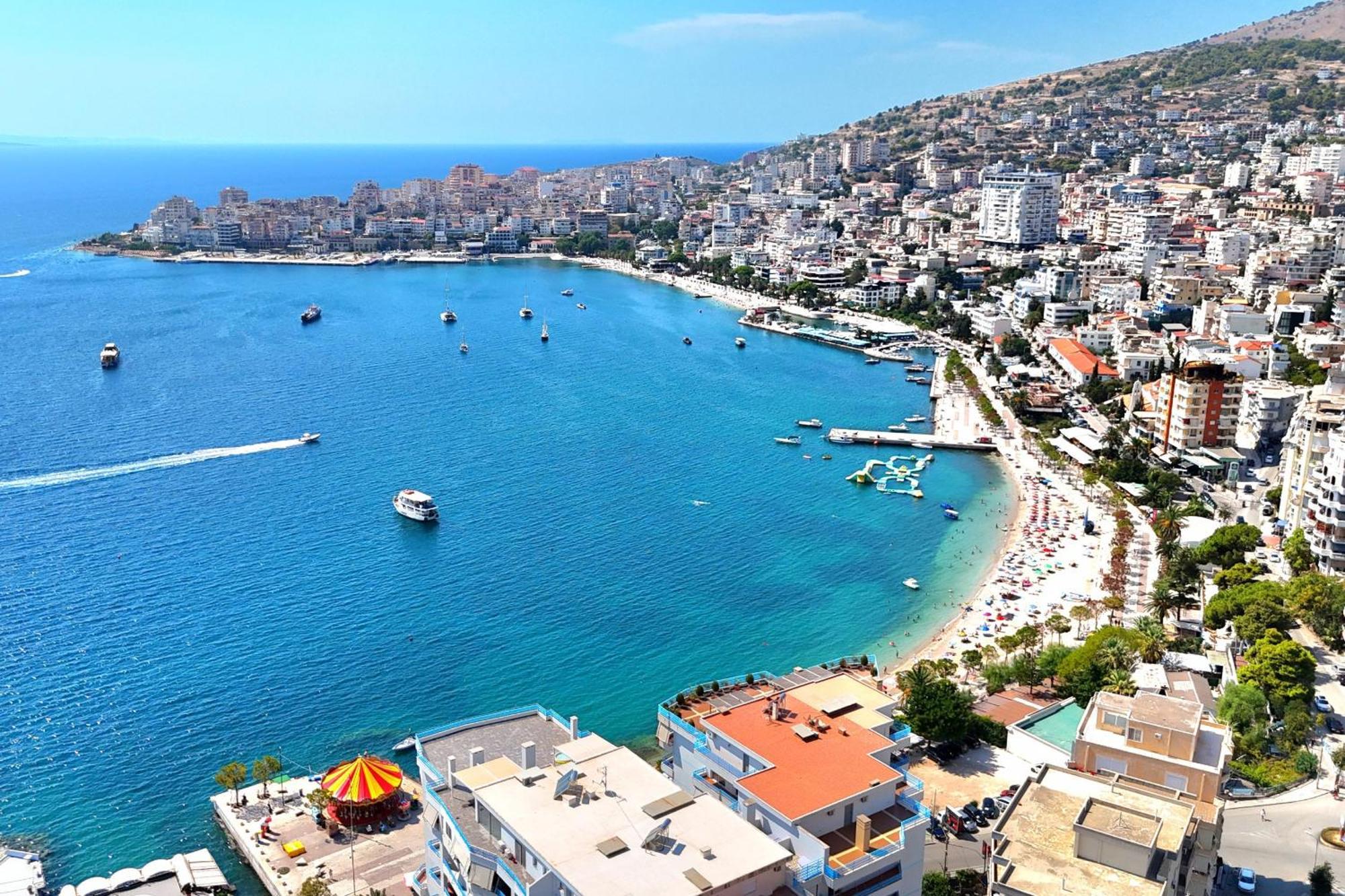 Panorama View Apartments Saranda Kültér fotó