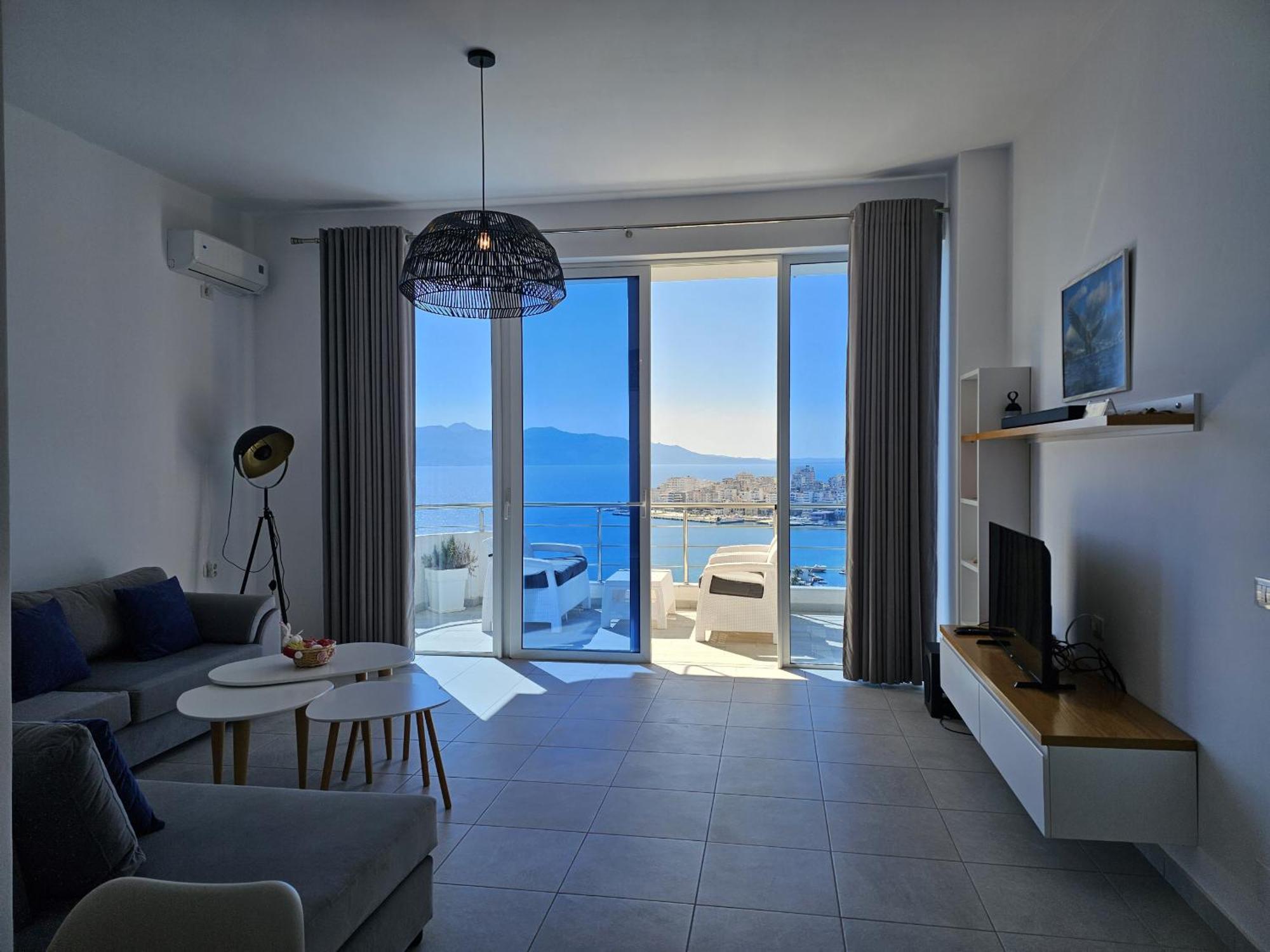 Panorama View Apartments Saranda Kültér fotó