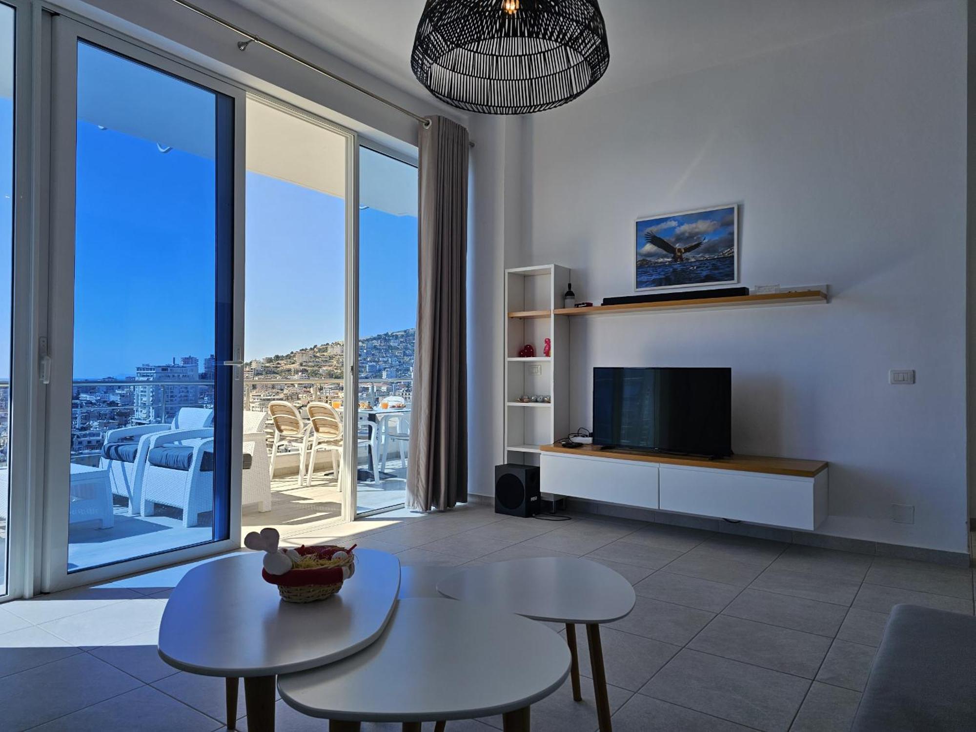 Panorama View Apartments Saranda Kültér fotó